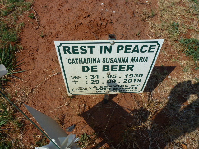 BEER Catharina Susanna Maria, de 1930–2018