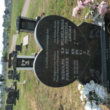 BRUIN Rudolph Johannes, de 1922-2008 &amp; Wilhelmina Christina Jacoba 1927-