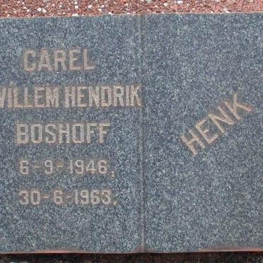 BOSHOFF Carel Willem Hendrik 1946-1963