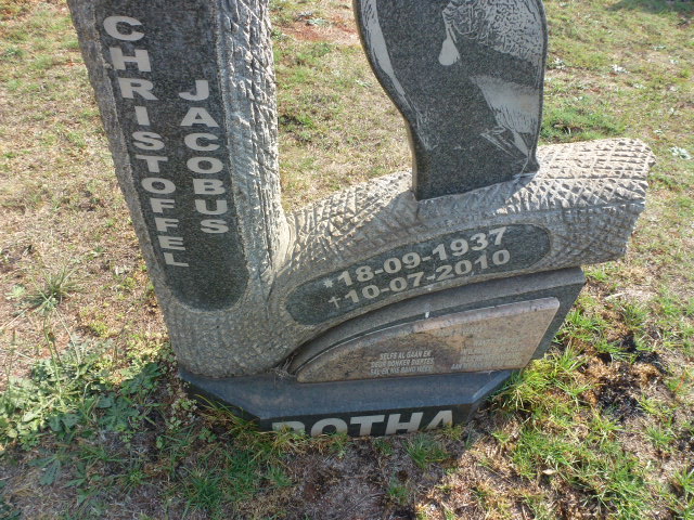 BOTHA Christoffel Jacobus 1937-2010