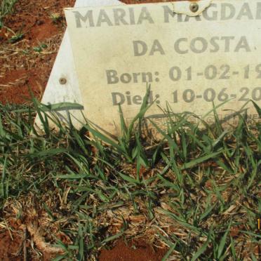 COSTA Maria Magdalena, da 1988-2016