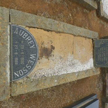 COETZEE N.J.G. 1886–1963 :: WESSON Aubrey 1950–1988 #1