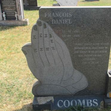 COOMBS Francois Daniel 1961-2006