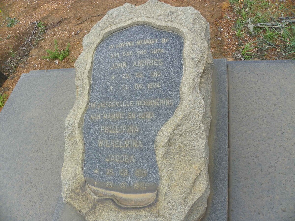 CASS John Andries 1910-1974 &amp; Philipina Wilhelmina Jacoba 1918-1996 #2