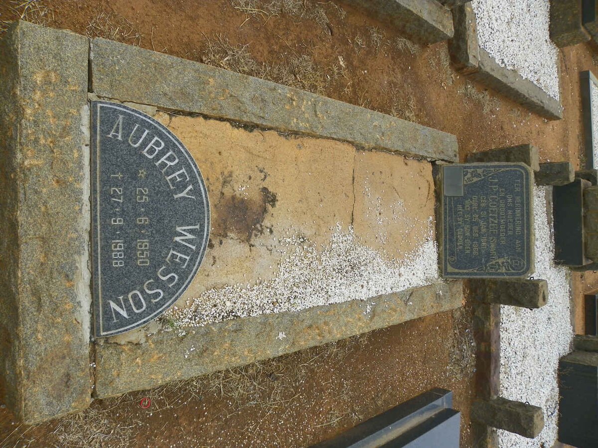 COETZEE N.J.G. 1886–1963 :: WESSON Aubrey 1950–1988 #1