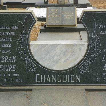 CHANGUION Abram Faure 1919-1982 &amp; Lorna May 1917-1996