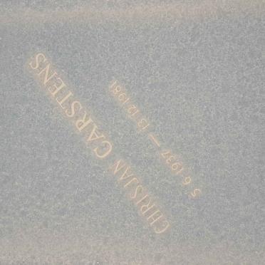 CARSTENS Chrisjan 1937-1981