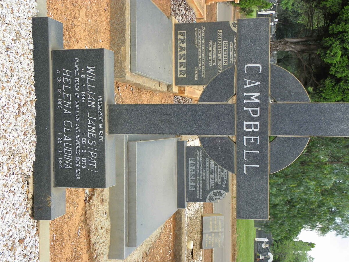 CAMPBELL William James 1899-1973 &amp; Helena Claudina 1902-1994