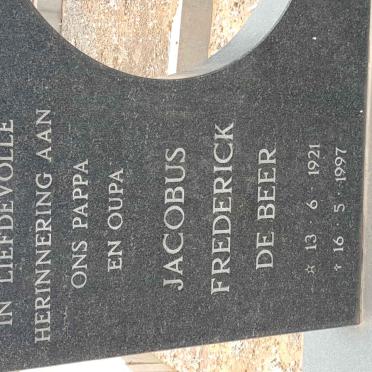 COMBRINK Jacobus Frederick De Beer 1921-1997 &amp; Elizabeth Magdalena Magritha 1936-1982 #3