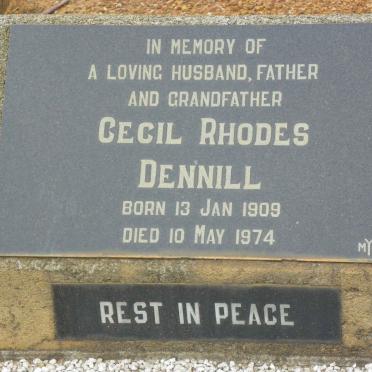 DENNILL Cecil Rhodes 1909-1974