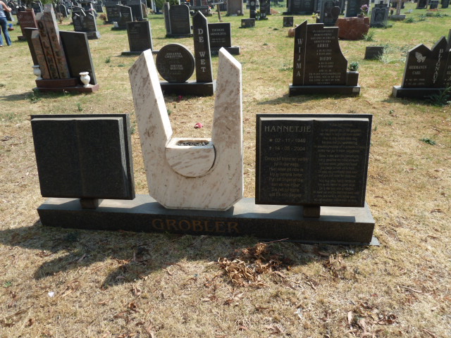 GROBLER Hannetjie 1949–2004 #1