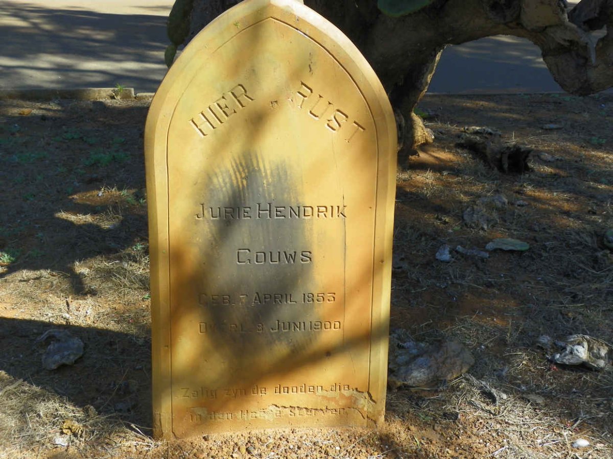GOUWS Jurie Hendrik 1853-1900