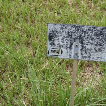 GROBLER Nicolene Francisca 1975-2009
