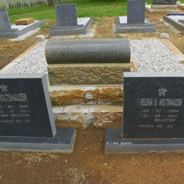 HOLTSHAUZEN Phillippus Carel 1848-1911 &amp; Helena Gertruida JACOBSZ 1864-1943 #2 (back)