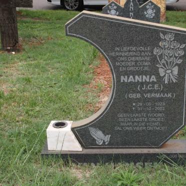 HANSEN J.C.E., van nee VERMAAK 1923–2002 #1