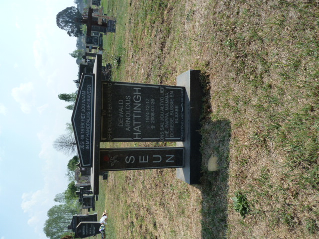 HATTINGH Dewald Arnolous 1974-2008