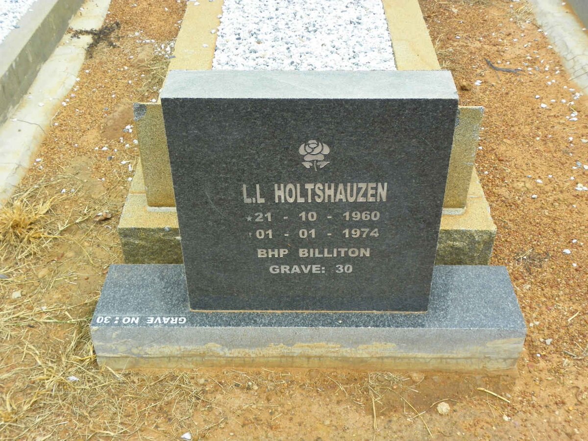 HOLTSHAUZEN Louis Lourens 1960–1974 #2 (back)