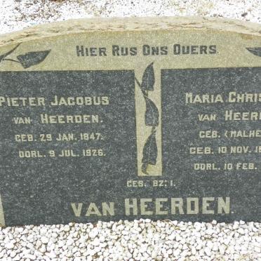 HEERDEN Pieter Jacobus, van 1847-1926 &amp; Maria Christina MALHERBE 1855-1892