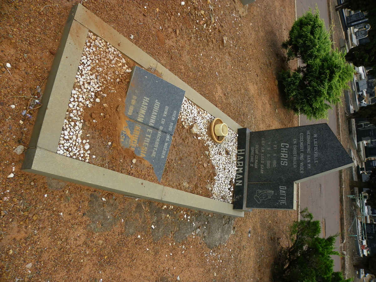 HARMAN Chris 1910–1980 &amp; Johanna Etresia KRUGER 1909–19?? #1