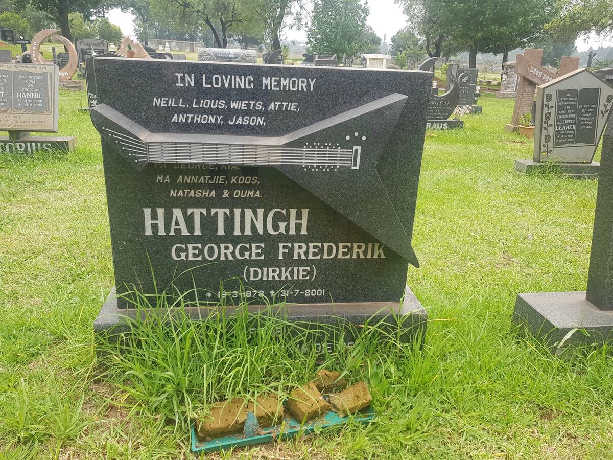 HATTINGH George Frederik 1978-2001