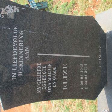 JAGER Elize, de 1948-2014