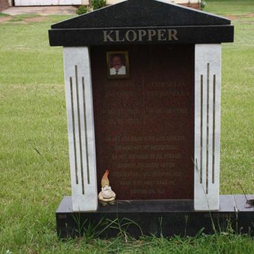 KLOPPER Rudolph Jacobus 1955-2009 &amp; Cornelia Petronella 1958- #1