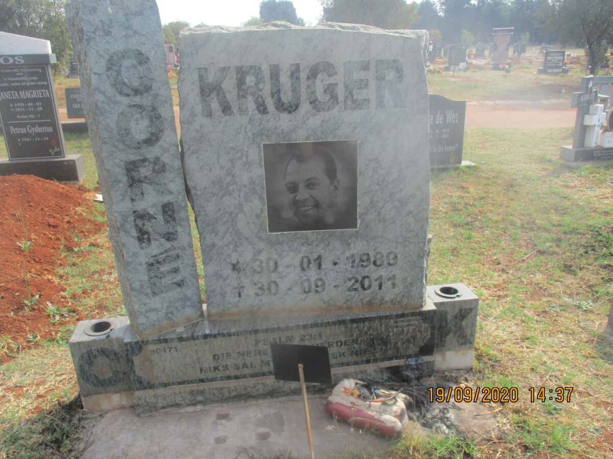 KRUGER Corne 1980-2011
