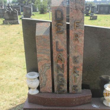 LANGE Frikkie, de 1967-2004