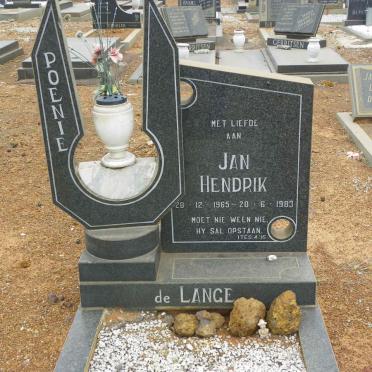 LANGE Jan Hendrik, de 1965-1983