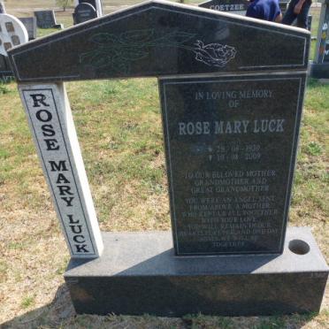 LUCK Rose Mary 1930-2009