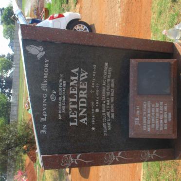 LAKAJE  Letlema Andrew 1954-2014