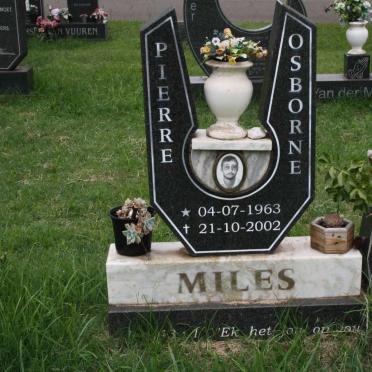 MILES Pierre Osborne 1963-2002