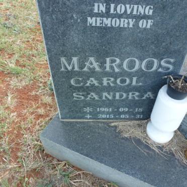 MAROOS Carol Sandra 1961-2015
