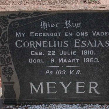 MEYER Cornelius Esaias 1910-1963