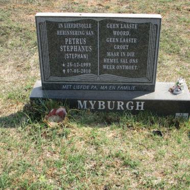 MYBURGH Petrus Stephanus 1989-2010