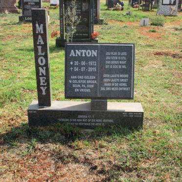 MALONEY Anton 1972-2015