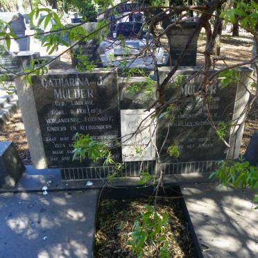 MULDER Matthys A.D.B. 1908-1995 &amp; Catharina J. LINDEQUE -1974 #1