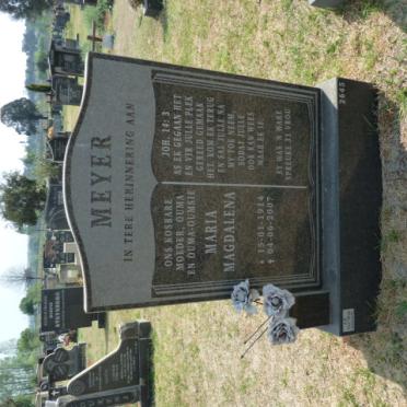 MEYER Maria Magdalena 1914-2007