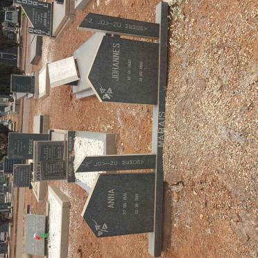 MARAIS Johannes 1942–1988 & Anna 1941–1981 #1