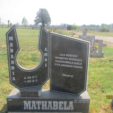 MATHABELA Mabandia Amos 1978-2010