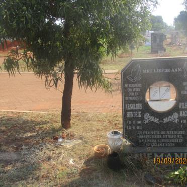 NIEMAND Arnoldus Hendrik 1940-2012 &amp; Wilhelmina Magdalena 1947-