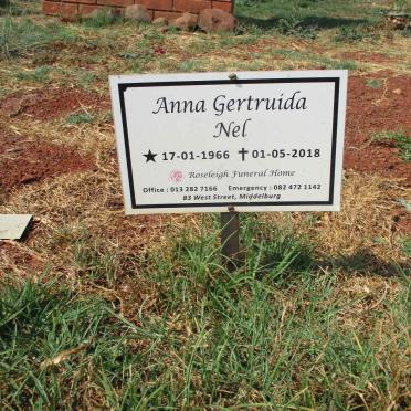 NEL Anna Gertruida 1966-2018