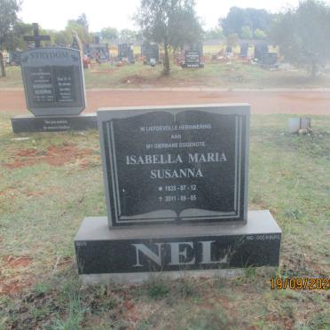 NEL Isabella Maria Susanna 1935-2011