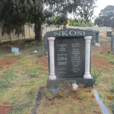 NKOSI Giba Jimmy 1963-2016