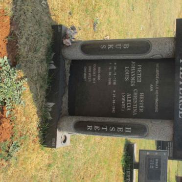 PIETERSE Pieter Johannes Louis 1938-2006 &amp; Hester Christina Alecia SWART 1942-