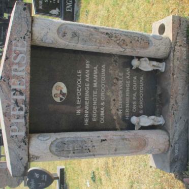 PIETERSE Gerhardus 1929– & ?? 1929–2008