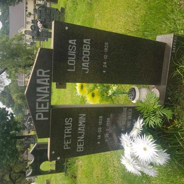 PIENAAR Petrus Benjamin 1928-1998 &amp; Louisa Jacoba 1926-
