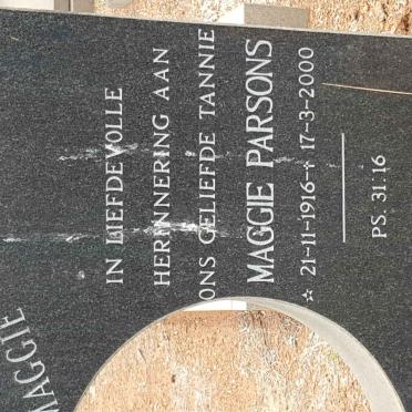 PARSONS Maggie 1916-2000 :: PARSONS Vivian Alvin 1923-1981 #4