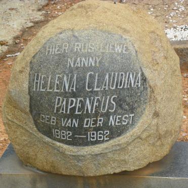 PAPENFUS Helena Claudina nee VAN DER NEST 1882-1962