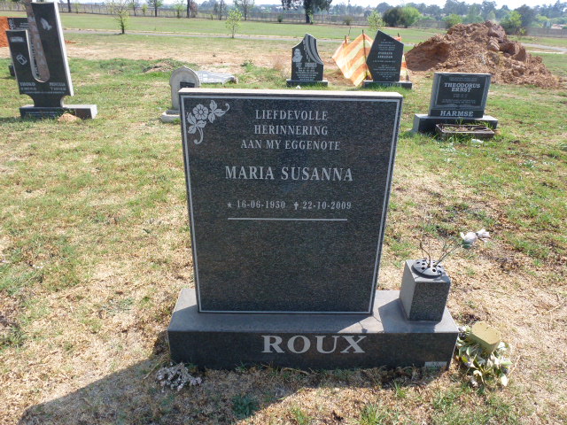 ROUX Maria Susanna 1950-2009